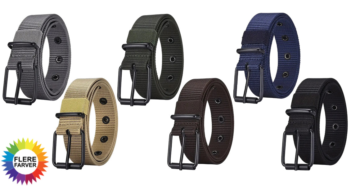 Holdbart Taktisk Bælte i Nylon til Mænd