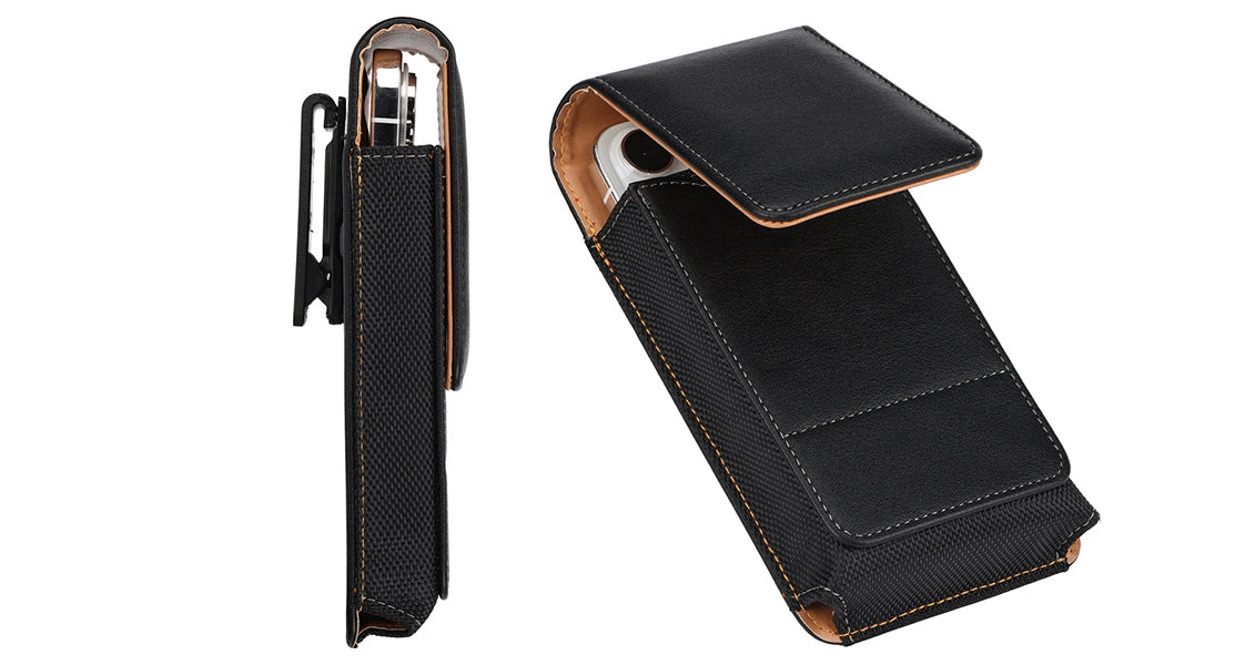 Universel Magnetisk Læder Etui med Bælteklips