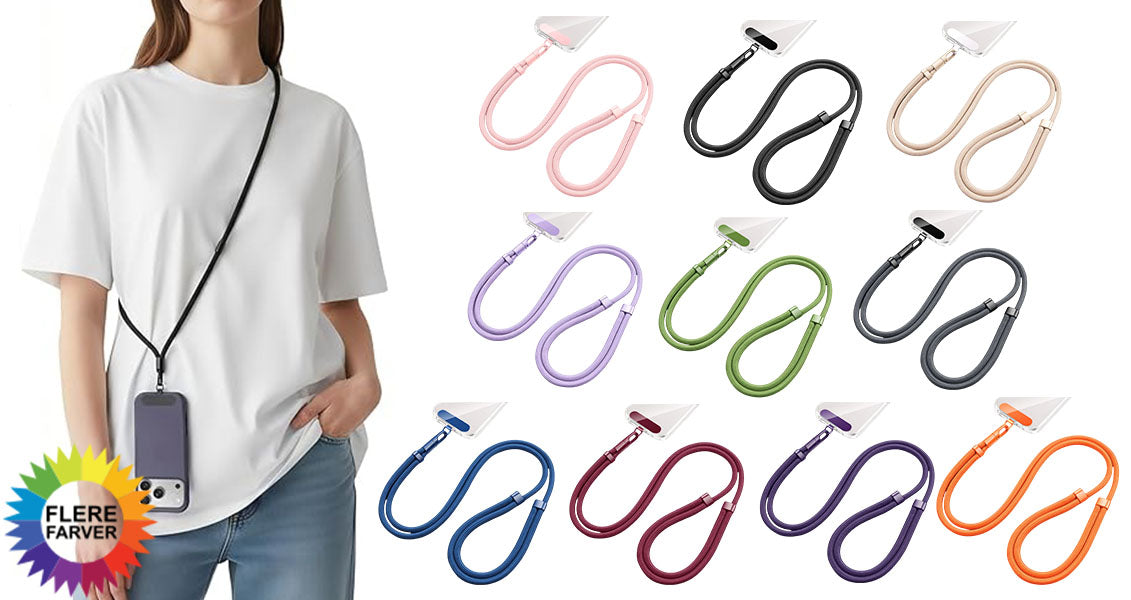 Universel Anti-fald Telefon Crossbody Rem
