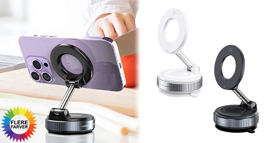 Magnetisk Mobilholder til Bil med Sugekop