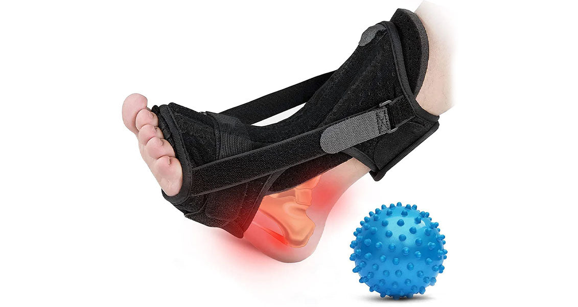 Plantar Fasciitis Natskinne til Fod & Hæl