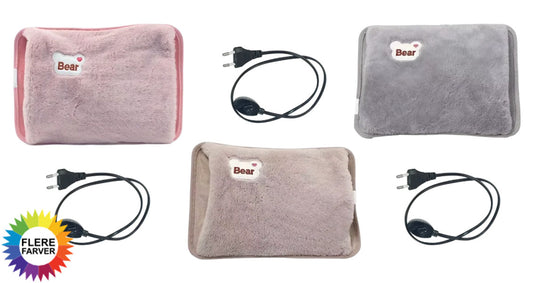 Genopladelig Blød Håndvarmer & Varmtvandspose