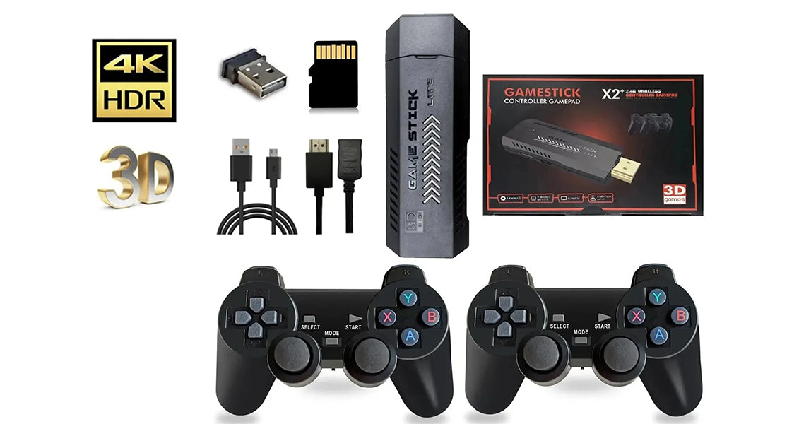 X2 Plus Retro Spilkonsol 64G 128G 256G 50000 Spil 4K HD