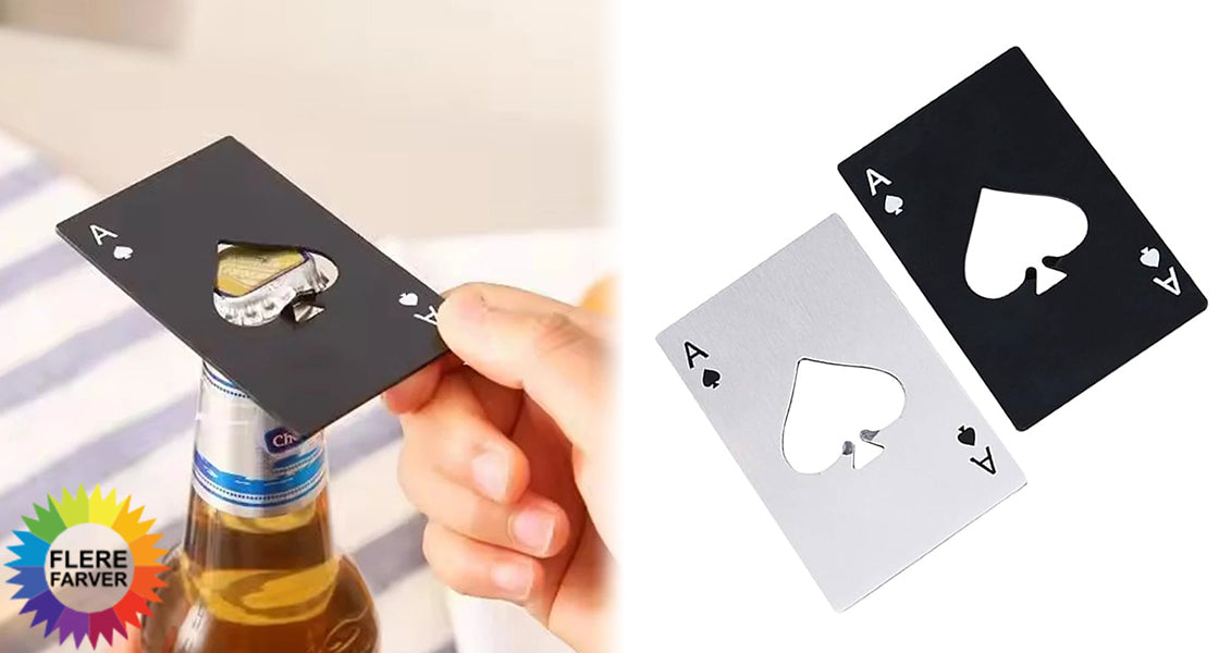 Rustfri Spillekort Flaskeåbner