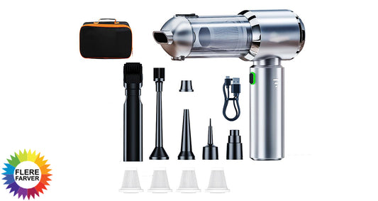 Bærbar Trådløs Mini Bilstøvsuger til Bil og Hjem