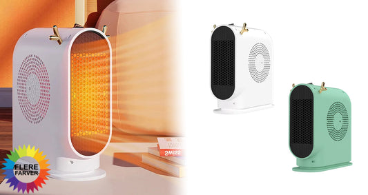 Bærbar 500W Skrivebords Elektrisk Varmer