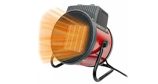 Bærbar Elektrisk Varmer med Blæser og Termostat