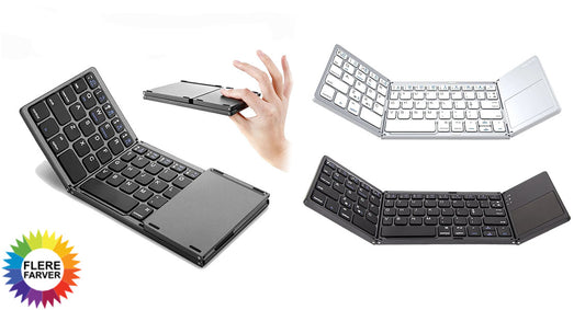 Bærbart Bluetooth Mini Foldbart Tastatur