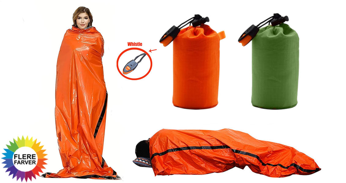 Bærbar Vandtæt Nødsovepose