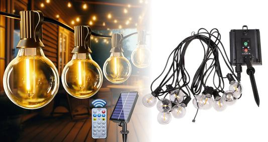 Udendørs Solcelle Lyskæde