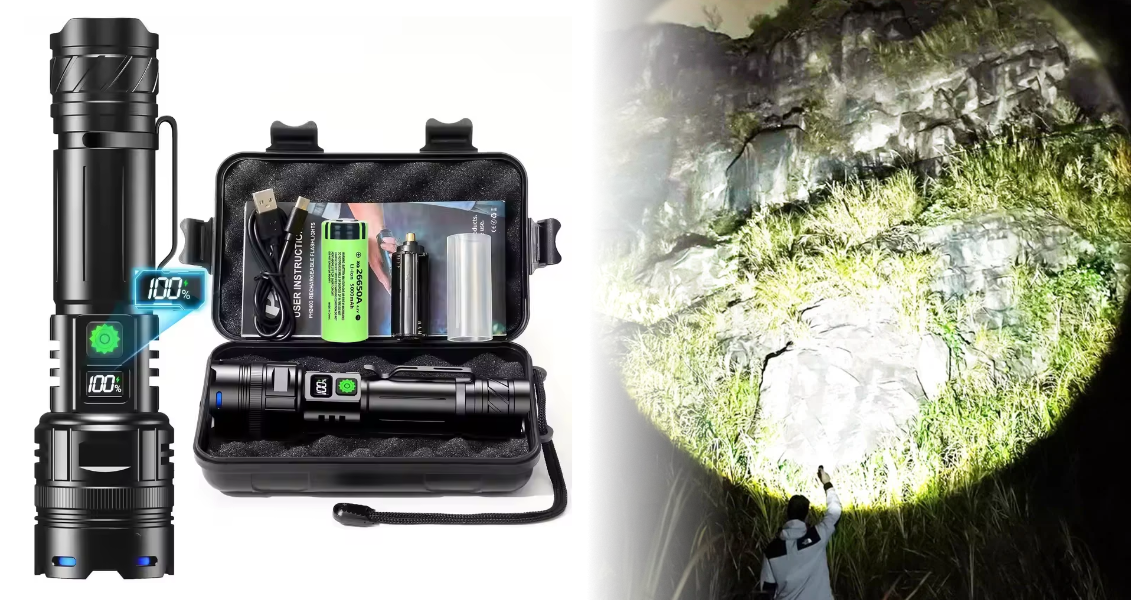 Kraftig USB LED-Lommelygte – Bærbar Lanterne