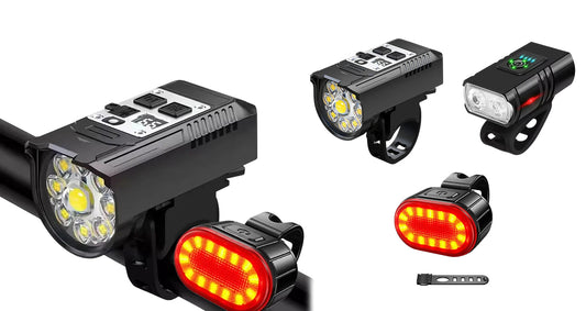 USB Genopladelig Vandtæt LED Cykelforlygte