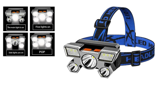 Kraftig Genopladelig LED-Pandelampe
