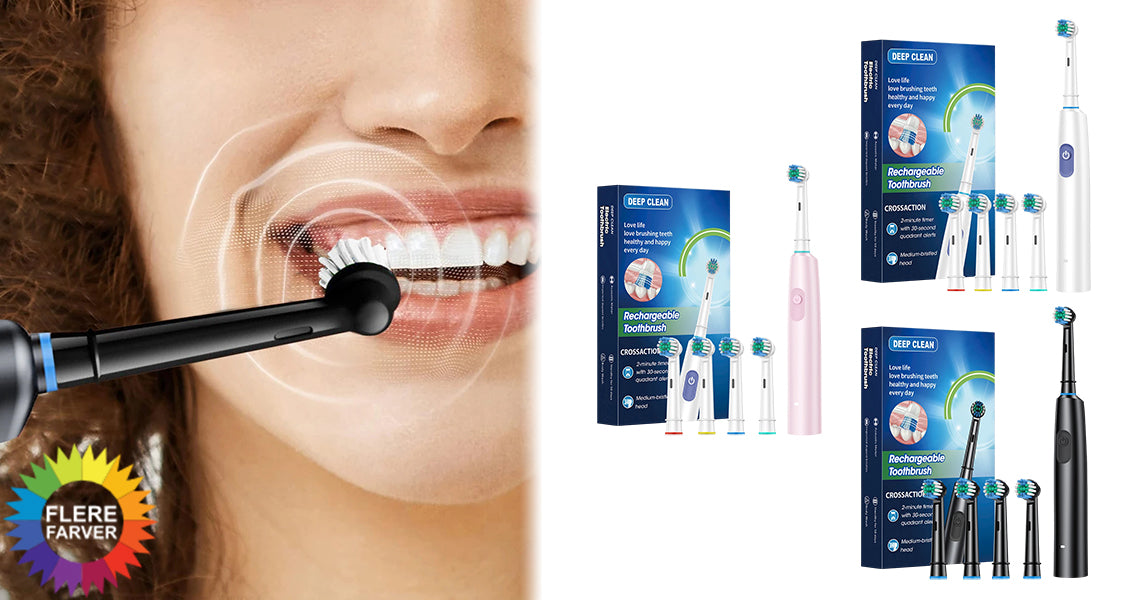 Genopladelig Elektrisk Tandbørste