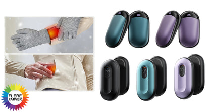 Genopladelige Elektriske Håndvarmere – 2 stk.