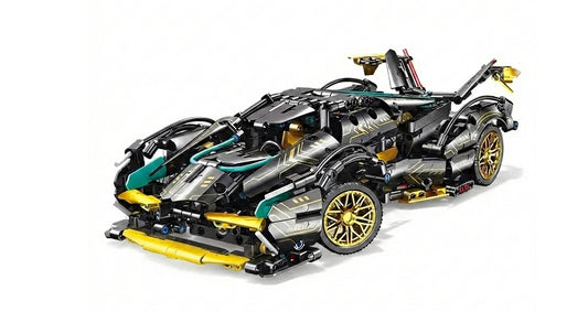 Byg-selv Racerbil Byggeklodser