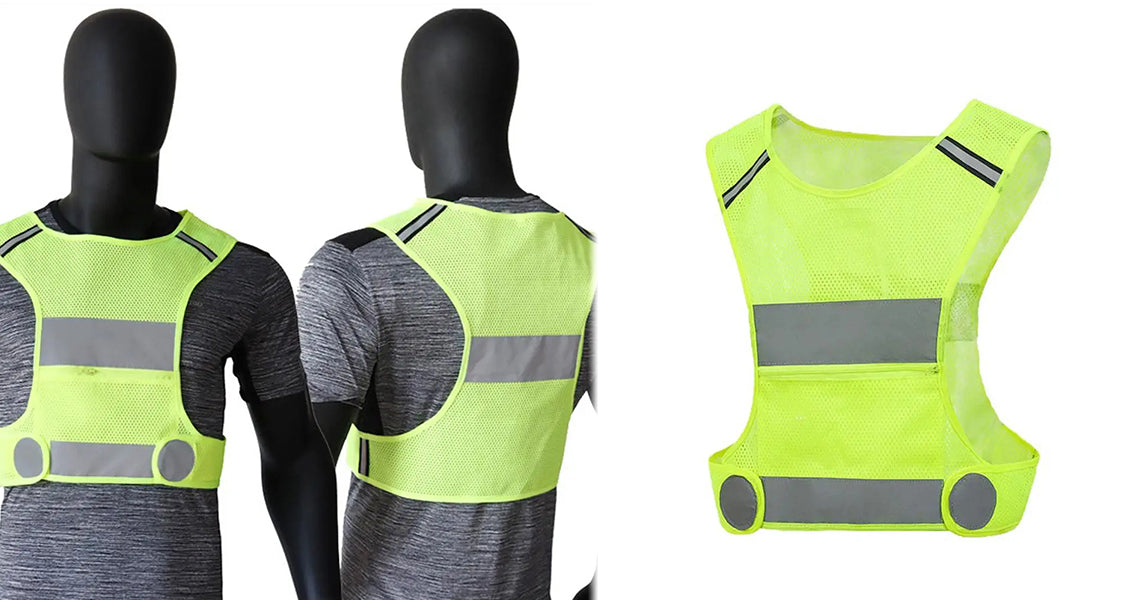 Højsynlig og Justerbar Refleks Sportsvest
