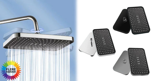 14" Regnbruserhoved, Højtryk, 360° Drejelig