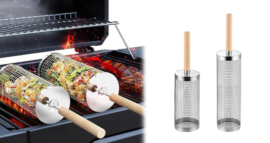 2 Stk. Runde BBQ Grillkurve