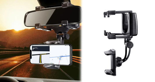 Justerbar Telefonholder til Bakspejl til Bil