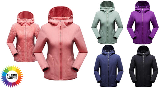 Vendbar Vinter Fleece Hættetrøje