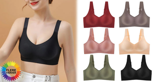 Blød Sømløs Bøjlefri Push Up BH