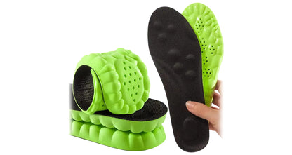 4D Bløde Stødabsorberende Sportssåler til Sko