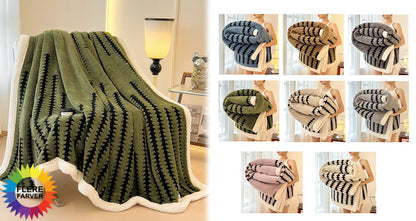 Blødt og Varmt Flanneltæppe – Hyggeligt Senge- og Lurtæppe