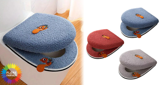 Blødt og Varmt Toiletsæde og Lågbetræk