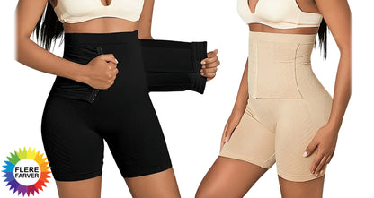 Højtaljede Shapewear-Shorts med Balleløft