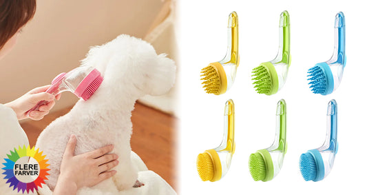Blød Silikone Badebørste til Kæledyr