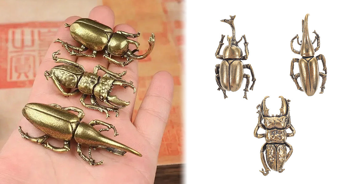 Massive Messing Bille Skulpturer til Dekoration