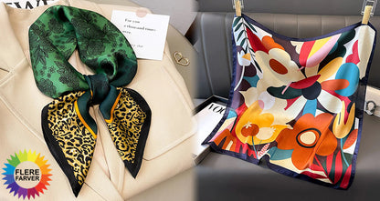 Silke Satin Tørklæde til Kvinder