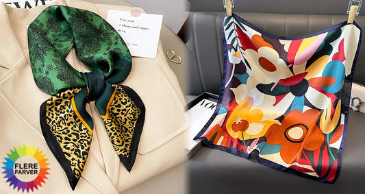 Silke Satin Tørklæde til Kvinder