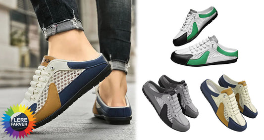 Åndbare Slip-on Sko til Herre – Komfortable og Lette