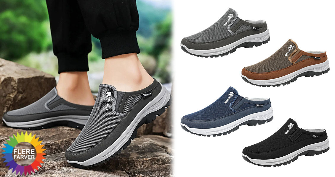 Åndbare Slip-On Sko til Herrer
