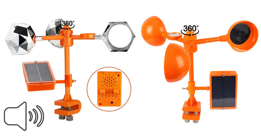 360° Solcelledrevet Ultralyd Fugleskræmmer