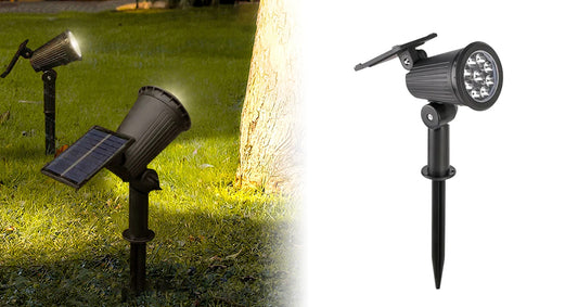 Vandtæt Udendørs Solspotlampe