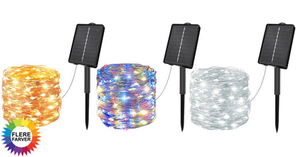 Vandtætte Solcelle LED Fe-Lyskæder