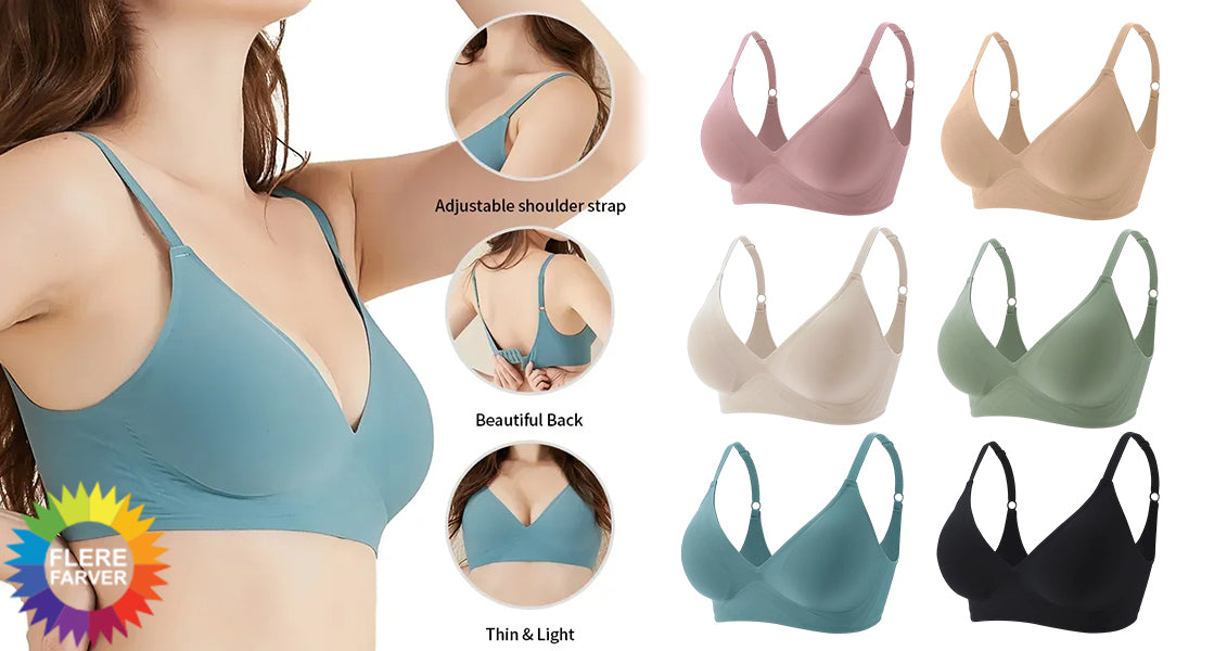 Sømløs Push-Up BH – Blød og Uden Bøjle