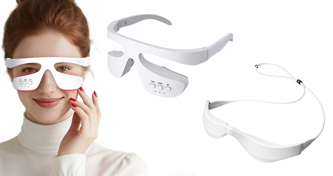 3D Øjenmassager med Rødt Lys