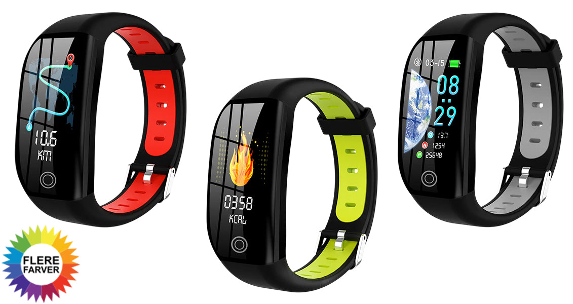 Vandtæt Smart Fitness Tracker – GPS, Puls, Blodtryk