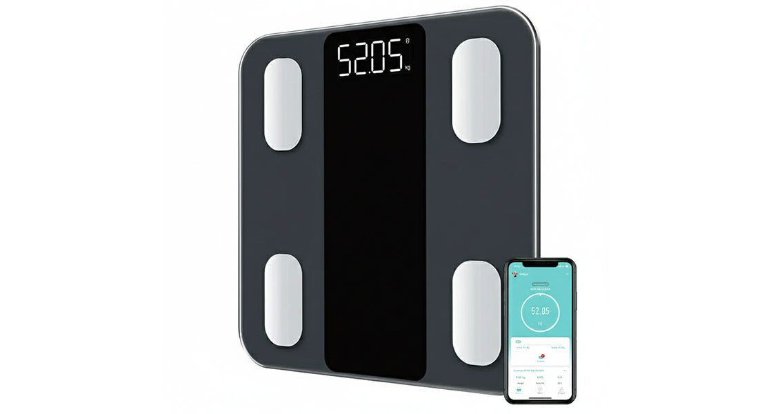 Smart Digital Badevægt med Bluetooth