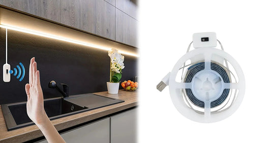 2m/3m/5m USB LED-Lysstrimmel med Bevægelsessensor