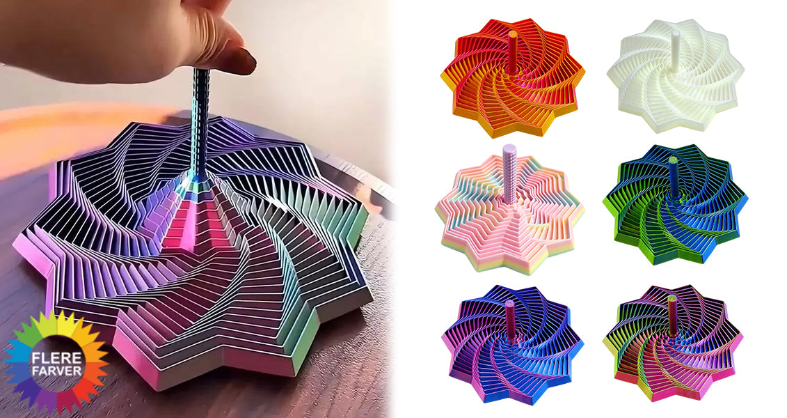 3D-printet Spinnende stjerne-fidget-legetøj