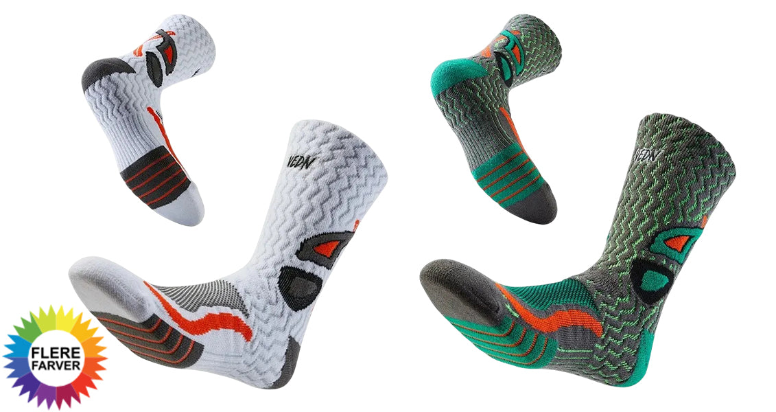 Åndbare Skridsikre Sportssokker til Mænd