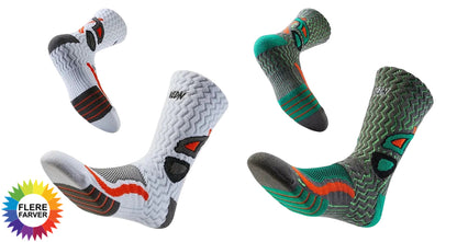 Åndbare Skridsikre Sportssokker til Mænd