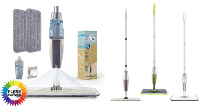 Spraymop- og Kostesæt med Mikrofiberklude
