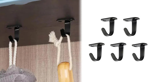 5 stk. Loftkroge i Rustfrit Stål