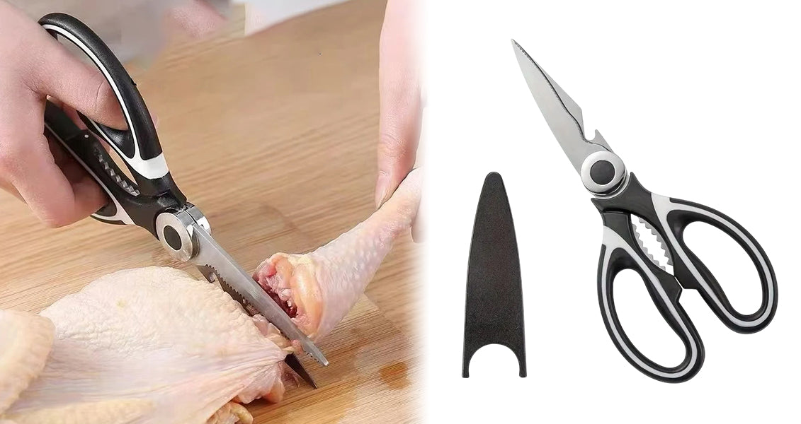 Multifunktionel Køkkensaks i Rustfrit Stål